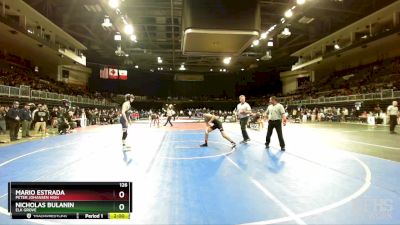 126 lbs Champ. Round 1 - Nicholas Bulanin, Elk Grove vs Mario Estrada, Peter Johansen High