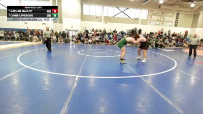 285 lbs Semifinal - Nathan Malloy, Wells vs Chris Levesque, Oxford Hills