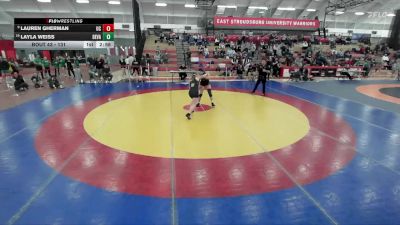 131 lbs Cons. Round 1 - Layla Weiss, Delaware Valley vs Lauren Gherman, Ursinus