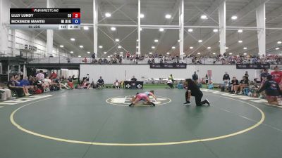 95 lbs Lilly Lundy, Colorado vs McKenzie Mantei, Michigan Blue