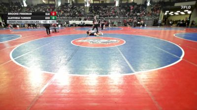 131-136 lbs Quarterfinal - Brooke Freeman, Glasgow Wrestling Academy vs Aletheia Turner, Georgia
