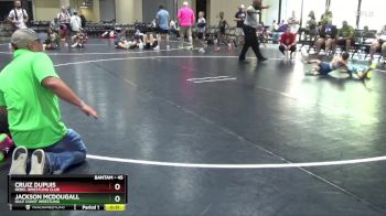 45 lbs Round 2 - Cruiz Dupuis, Rebel Wrestling Club vs Jackson McDougall, Gulf Coast Wrestling