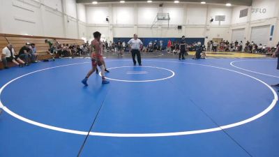 107 lbs Cons. Semi - Manuel Sedillo, LV Bears WC vs Cain Lopez, Peterson Grapplers