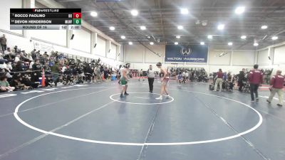 190 lbs Round Of 16 - Rocco Paolino, Bristol Central vs Devon Henderson, Maloney