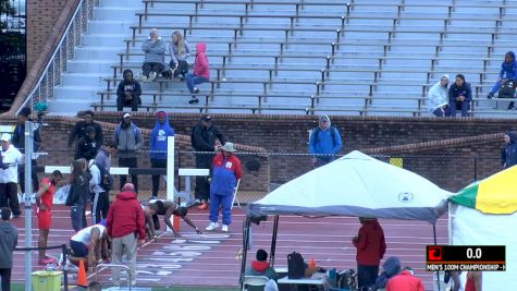 Men's 100m Championship, Heat 9