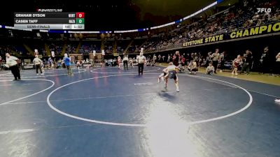 60 lbs Semifinal - Graham Dyson, North Pocono vs Casen Taff, Nazareth