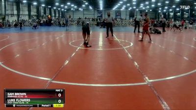 115 lbs Rd# 10- 4:00pm Saturday Final Pool - Sam Brown, Nebraska Elite vs Luke Flowers, East Coast Elite