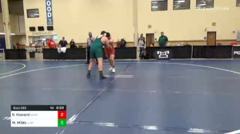 285 lbs 5th Place - Ryan Howard, Waynesburg vs Mitch Miles, Laurel