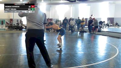149 lbs Round Of 16 - Thomas Johnson, The Citadel vs Lonzy Vielma, West Virginia