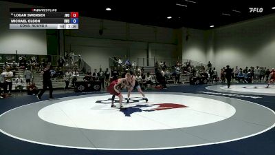 65 lbs Cons. Round 8 - Logan Swensen, Jackrabbit Wrestling Club vs Michael Olson, Bison Wrestling Club