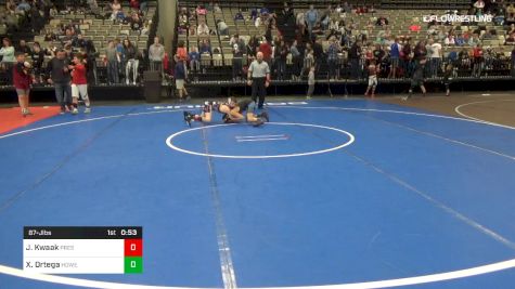 87 lbs Quarterfinal - Jason Kwaak, Prestige Worldwide vs Xavier Ortega, Howell