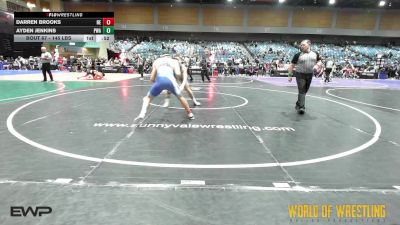 145 lbs Consi Of 32 #1 - Darren Brooks, Nevada Elite vs Ayden Jenkins, Pittsgrove Wrestling Association