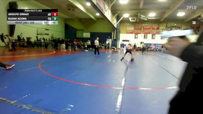 126 lbs Cons. Round 2 - Elijah Acuna, Tahquitz vs Adolfo Ordaz, Artesia