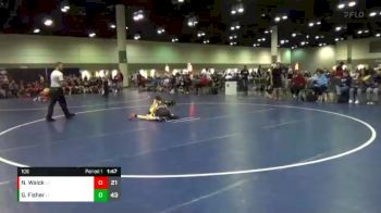 106 lbs Round 5 (6 Team) - Gavin Fisher, Applied Pressure X Kame vs Nathan Walck, Longwood