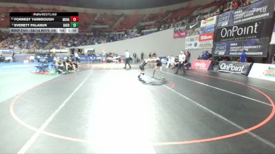 2A/1A Boys 106 Semifinal - Forrest Yarbrough, Mohawk Boys vs Everett Palanuk, Oakridge Boys