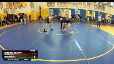 165 Gold Round 3 - Owen Pratt, Palmetto Ridge H.S. vs Matthew Bennett, Camden County