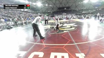 Girls 1B/2B/1A 115 Semifinal - Melanie Martinez, Zillah (Girls) vs Reese Prescott, Royal (Girls)