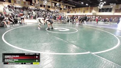 126 lbs Cons. Round 3 - Enrique Vega, Canyon Springs vs Joseph Pulido, Saint Francis