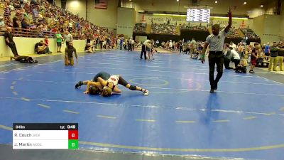 84 lbs Quarterfinal - Robert Couch, Jackson County Wrestling Club vs Judah Martin, Woodland Wrestling