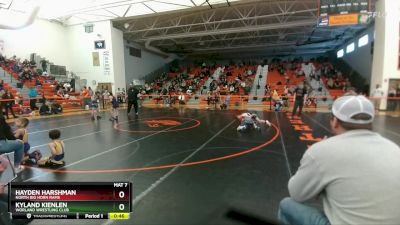 82-86 lbs Semifinal - Kyland Kienlen, Worland Wrestling Club vs Hayden Harshman, North Big Horn Rams