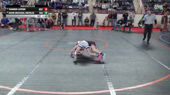 70_B lbs Round Of 16 - Tanner Lotier, West Shore vs John Michael Neville, Tussey Mountain