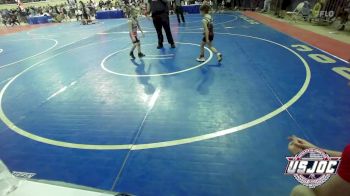 58 lbs Consi Of 16 #1 - Brady Boles, Mustang vs Carson Fowler, Duncan Demon Wrestling