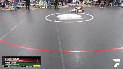 71 lbs Round 2 - Aiden Ungs, Forks Wrestling Club vs Emilio Mireles, Prosser Wrestling Academy