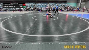 67 lbs Consolation - Zackary Mayer, Fallon Outlaws Wrestling Club vs Bronze Withem Jr, Klamath Prep