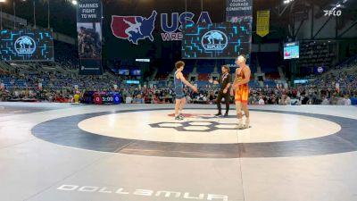 132 lbs Cons. Rd Of 16 - DJ Clarke, GA vs Jackson Refsnider, MN