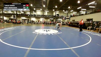 118 lbs Consi Of 16 #2 - Miles Torres, Southwestern vs Vinny Henrickson, Central Valley Academy
