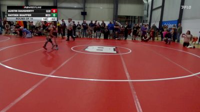 75 lbs Round Of 16 - Austin Daugherty, Glenville vs Hayden Shaffer, Mechanicsburg