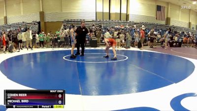 92 lbs 1st Place Match - Cohen Reer, OH vs Michael Bird, IL