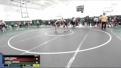 215 lbs Quarterfinal - Luke Mihele, San Clemente vs Caden Lawson, El Dorado