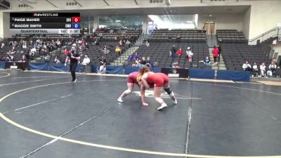 180 lbs Quarterfinal - Paige Maher, Simon Fraser University vs Maggie Smith, Colorado Mesa University