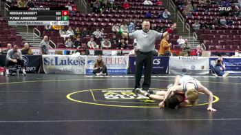 121 lbs Quarterfinal - Keegan Bassett, Bishop McCort vs Flynn Arnestad, Faith Christian
