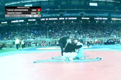 D2-190 lbs Quarterfinal - Martin Knight, North Branch vs Lucas Lewandowski, Linden