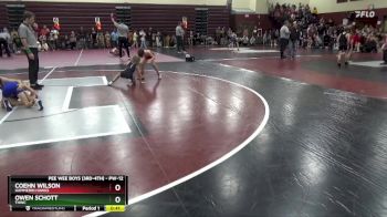 PW-12 lbs Semifinal - Coehn Wilson, Hammerin Hawks vs Owen Schott, THWC