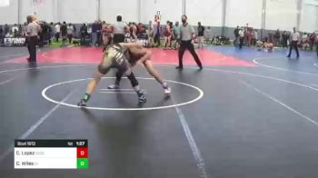126 lbs Round Of 32 - Christian Lopez, Tucson Cyclines vs Chace Wiles, Ef