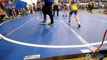 52 lbs Semifinal - Deryk Justice, Tahlequah Wrestling Club vs Bradley Shadwick, Berryhill Wrestling Club