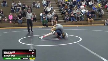 141 lbs Semifinal - Chase Kyler, Thiel College vs Ryan Yocum, St. Vincent College