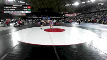 Boys 4A 215 lbs Champ. Round 1 - Makana Paikuli, West Valley (Yakima) vs Gabe Porter, Woodinville