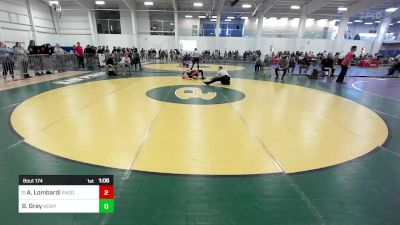 130 lbs Round Of 16 - Anthony Lombardi, Rhode Rage WC vs Brandon Gray, Newport NH