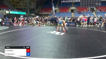 132 lbs Rnd Of 64 - Karoline Kendall, Kansas vs Mariaha Benedict, Iowa