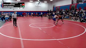 165 lbs Finals (2 Team) - Braylon Griffiths, Loras vs Xavier Swanson, Averett