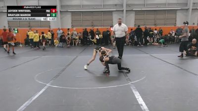 56 lbs Round 3 (6 Team) - Jayden Writesel, Pursuit WC vs Braylen Marion, Meridian Maniacs