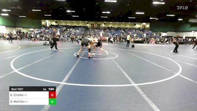 165 lbs Round Of 128 - Kyler Crooks, OH vs Shane McFillin, PA