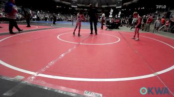 67 lbs Consi Of 4 - Mason Woolman, Tiger Trained Wrestling vs Damen Macias, Berryhill Wrestling Club