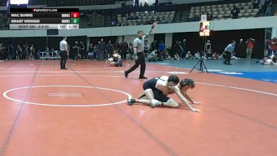 6-8 95 Cons. Semi - Mac Burns, Midlothian Miners Wrestling Cl vs Grant Wenger, Midlothian Miners Wrestling Cl