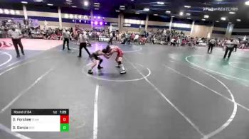 120 lbs Round Of 64 - Daylan Forshee, Team Montana vs Diego Garcia, Reign WC