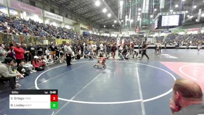 62 lbs Round Of 16 - Vesper Ortega, Pomona Elite vs Brooks Lindley, Montrose Elite